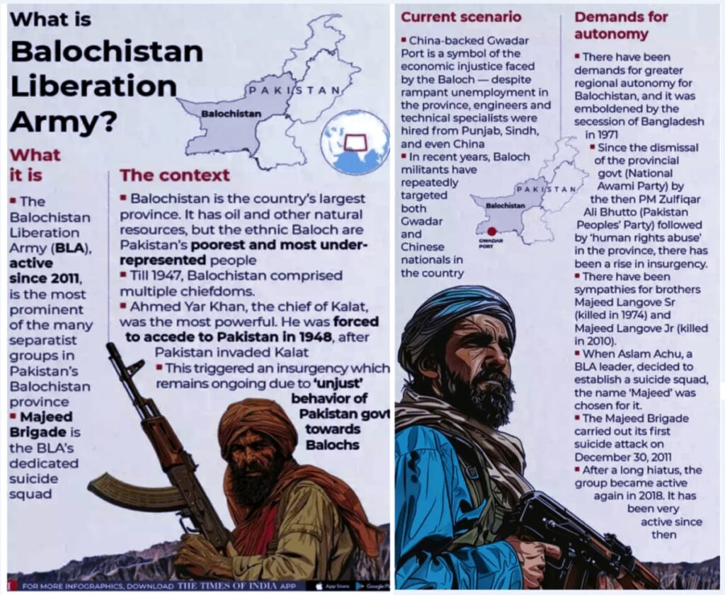 Baloch insurgents behind Pakistan Train Hijacking